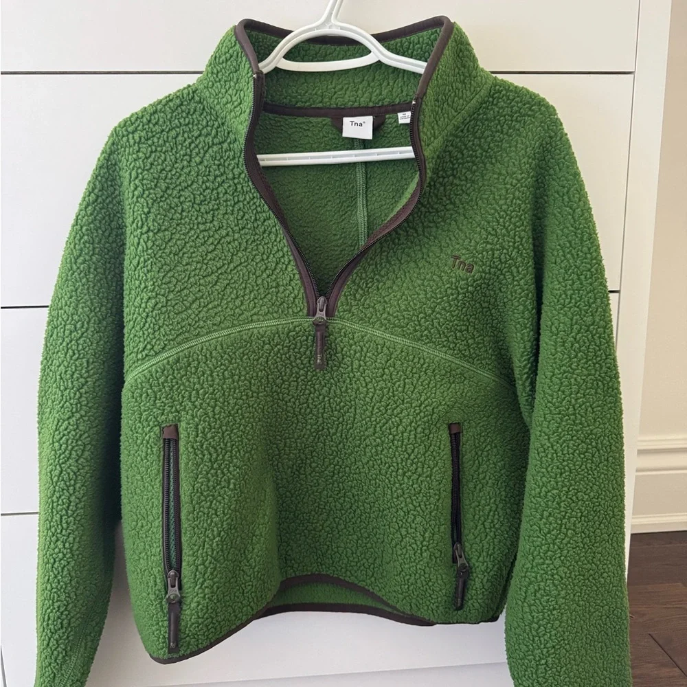 Tna polar fleece 1/4 zip sweater - Picture 2 of 4